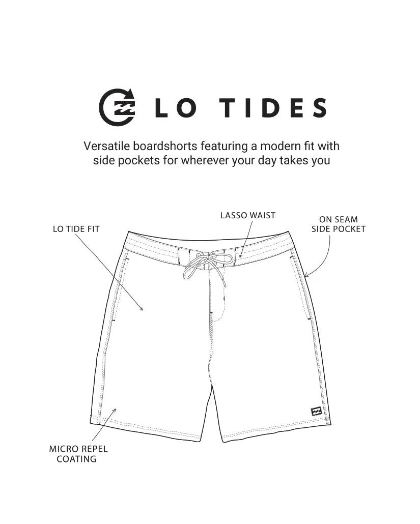 Occy Lo Tide 19" Boardshorts - Cloud Blue - Image 3